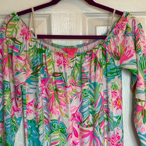 Lilly Pulitzer Lana Skort Romper Pop Up Lilly of the Jungle Floral Stretch XS - Picture 11 of 13